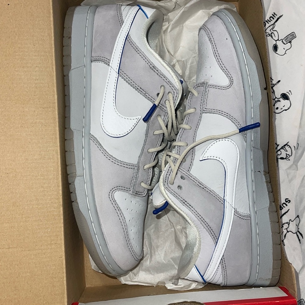 Nike dunk low pure plantinum/white-wolf grey platine pur